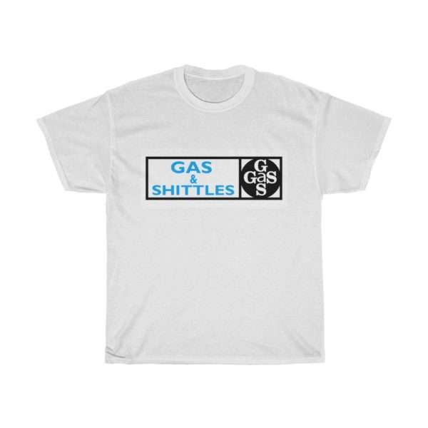 Humorous Unisex Heavy Cotton T-shirt - Gas & Shittles