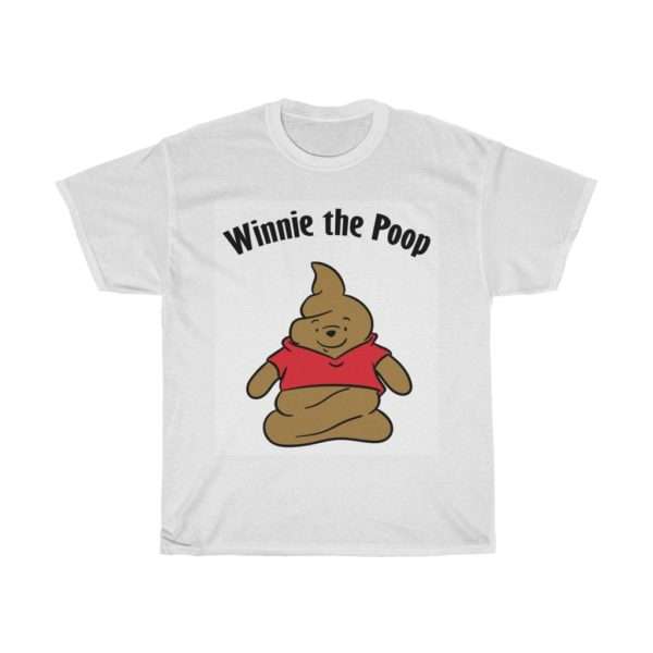 Funny Unisex Heavy Cotton T-shirt - Winnie the Poop