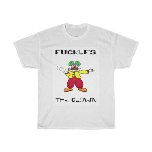 Funny Unisex Heavy Cotton T-shirt - Fuckles the Clown