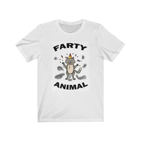 Humorous Unisex Jersey Short Sleeve T-shirt - Farty Animal