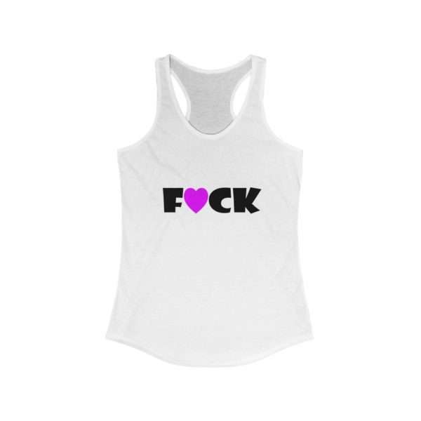 Women's Ideal Racerback Tank Top - F Heart CK