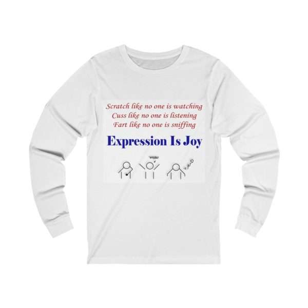 Expression Is Joy Unisex Jersey Long Sleeve Tee