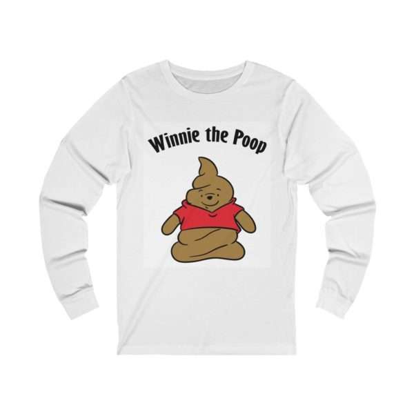 Funny Unisex Jersey Long Sleeve T-Shirt - Winnie the Poop