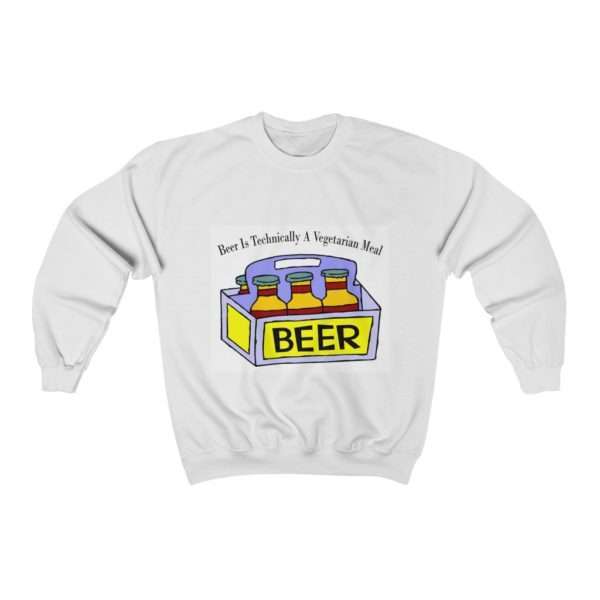 Beer Is Technically a Vegetarian Meal Unisex Heavy Blend™ Crewneck Sweatshirt