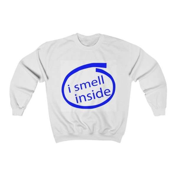 Funny Unisex Heavy Blend Crewneck Sweatshirt - I Smell Inside