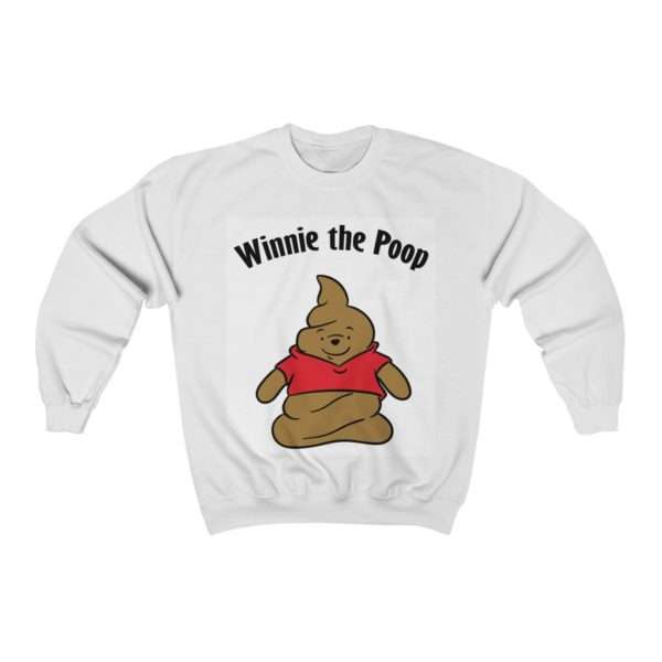 Funny Unisex Heavy Blend Crewneck Sweatshirt - Winnie the Poop