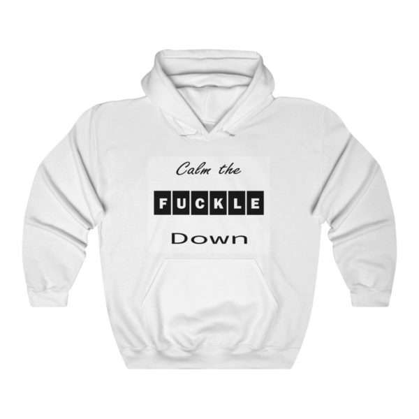 Unisex Heavy Blend™ Hoodie Sweatshirt - Calm the Fuckle Down