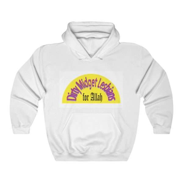 Unisex Heavy Blend™ Hoodie Sweatshirt - Dirty Midget Lesbians for Allah