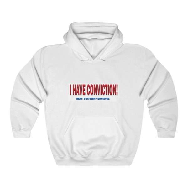 Unisex Heavy Blend Hoodie Sweatshirt - I Have Conviction! Okay, I've Been Convicted