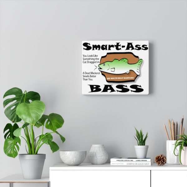 Funny Gallery Canvas Print Wrap - Smart Ass Bass - Image 2