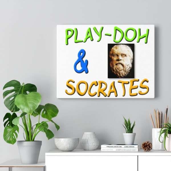 Play-Doh & Socrates Canvas Gallery Wraps