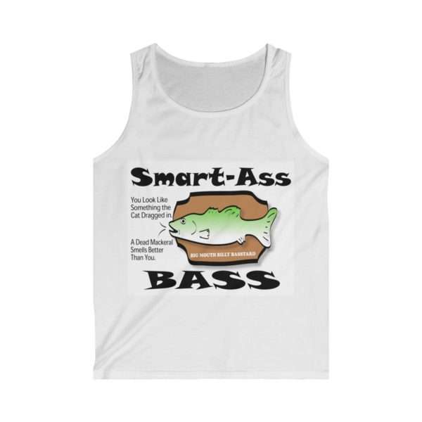 Funny Men's Soft-style Tank Top - Smart Ass Bass