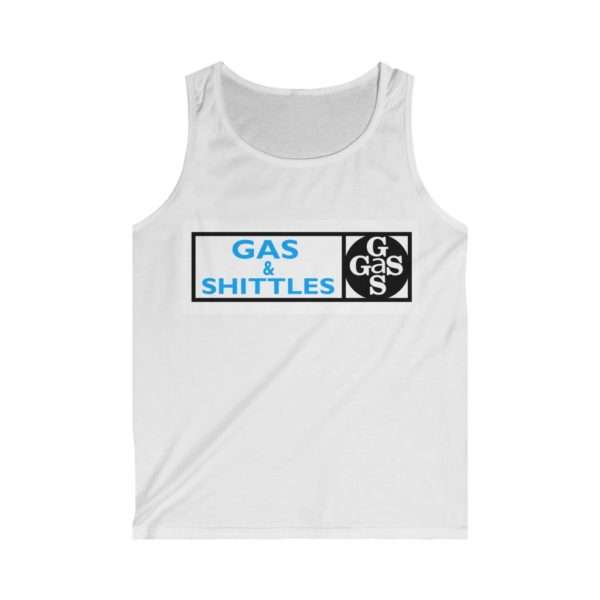 Humorous Men's Soft-style Tank Top - Gas & Shittles