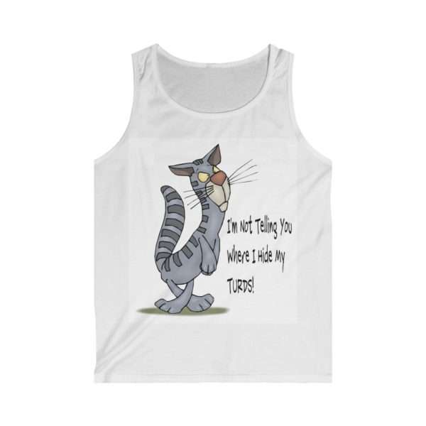 Funny Men's Soft-style Tank Top - I'm Not Telling You Where I Hide My Turds