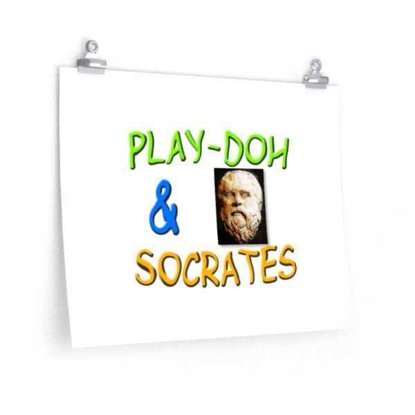 Play-Doh & Socrates Premium Matte horizontal posters - Image 3