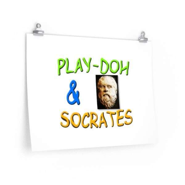 Play-Doh & Socrates Premium Matte horizontal posters - Image 4