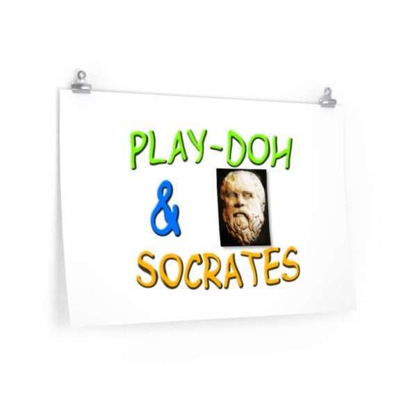 Play-Doh & Socrates Premium Matte horizontal posters - Image 5