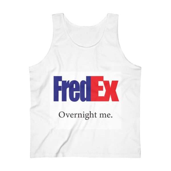 Men's Ultra Cotton Tank Top - FredEx Overnight Me