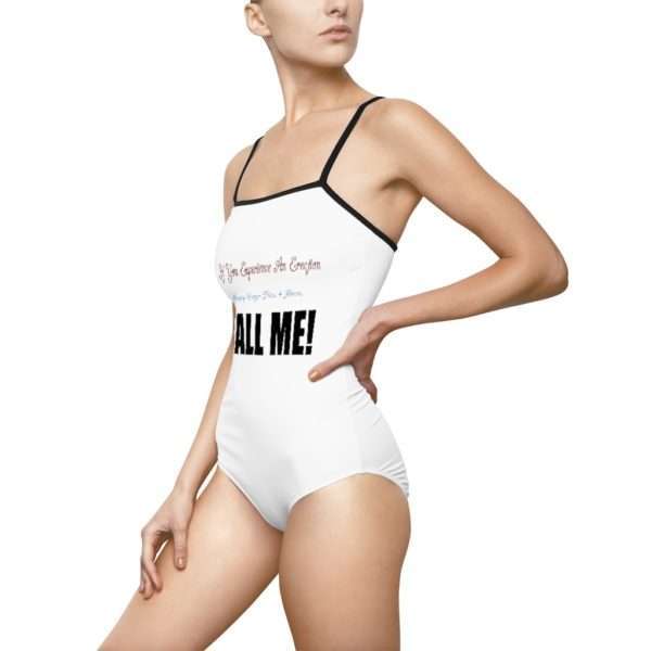 If You Experience An Erection Women's One-piece Swimsuit - Image 4