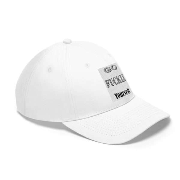 Funny Unisex Twill Hat Cap - Go Fuckle Yourself - Image 2