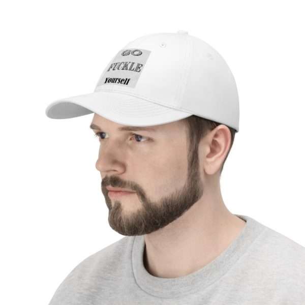 Funny Unisex Twill Hat Cap - Go Fuckle Yourself - Image 4