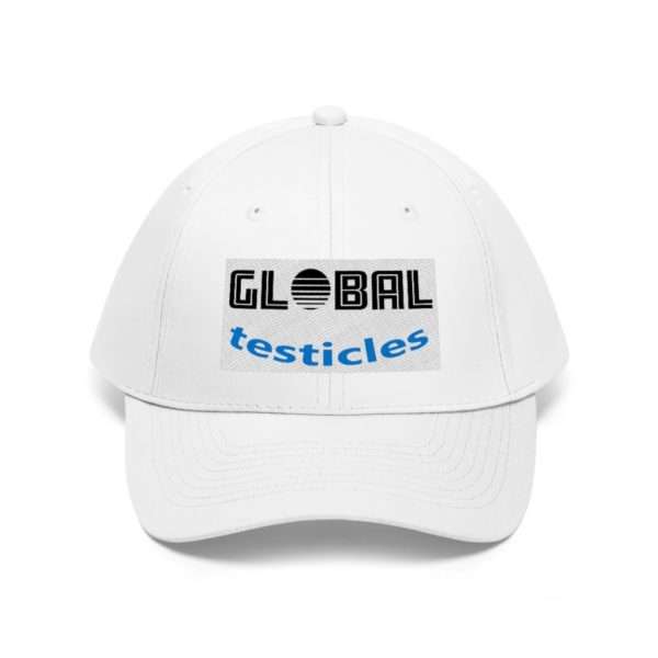 Funny Unisex Twill Hat Cap - Global Testicles - Image 2