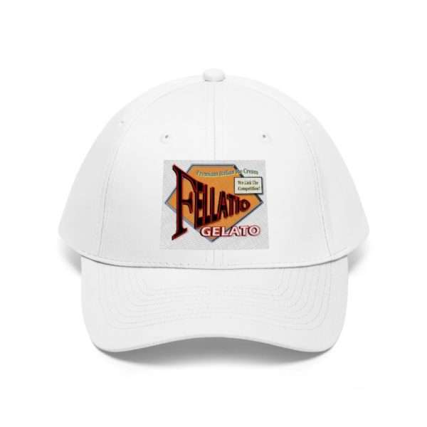 Funny Unisex Twill Hat - Fellatio Gelato