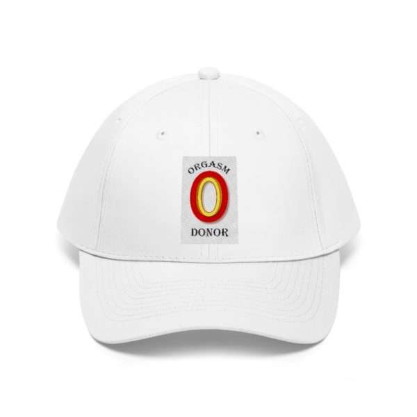 Orgasm Donor Funny Unisex Twill Hat