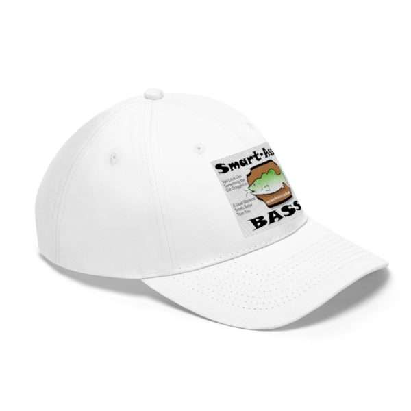 Funny Unisex Twill Hat - Smart Ass Bass - Image 2