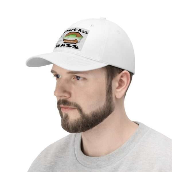 Funny Unisex Twill Hat - Smart Ass Bass - Image 4