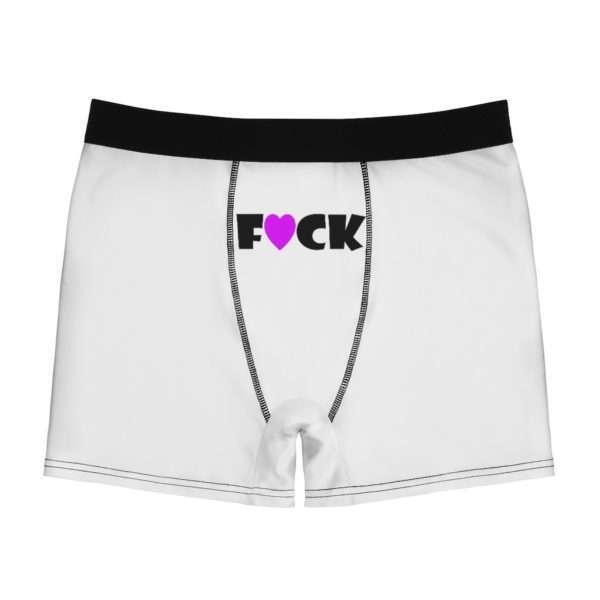 Funny Men’s Undies Boxer Briefs - F Heart CK - Image 2