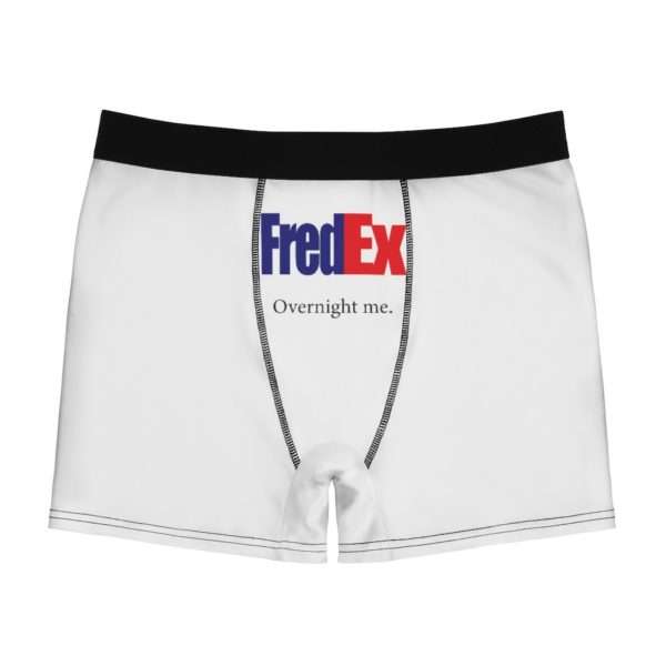 Funny Men’s Undies Boxer Briefs - FredEx Overnight Me - Image 2