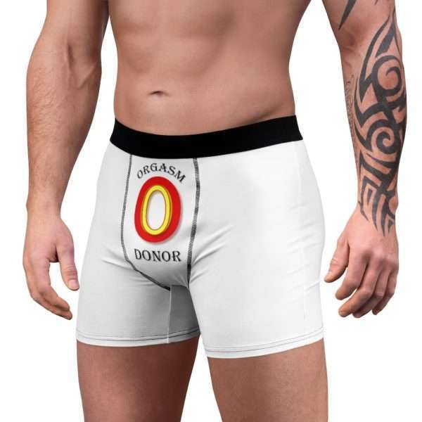 Funny Men’s Undies Boxer Briefs - Orgasm Donor - Image 4