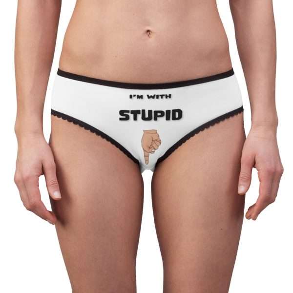 I'm with Stupid Women's Briefs - Image 3