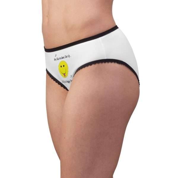 Gray Skies Are Gonna Clear Up Sit On a Happy Face Women's Briefs - Image 4