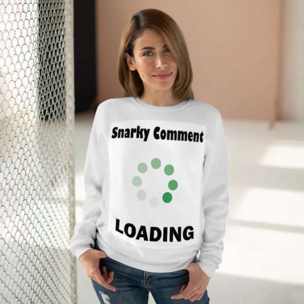 Funny Unisex Heavy Blend Crewneck Sweatshirt - Snarky Comment Loading - Image 5