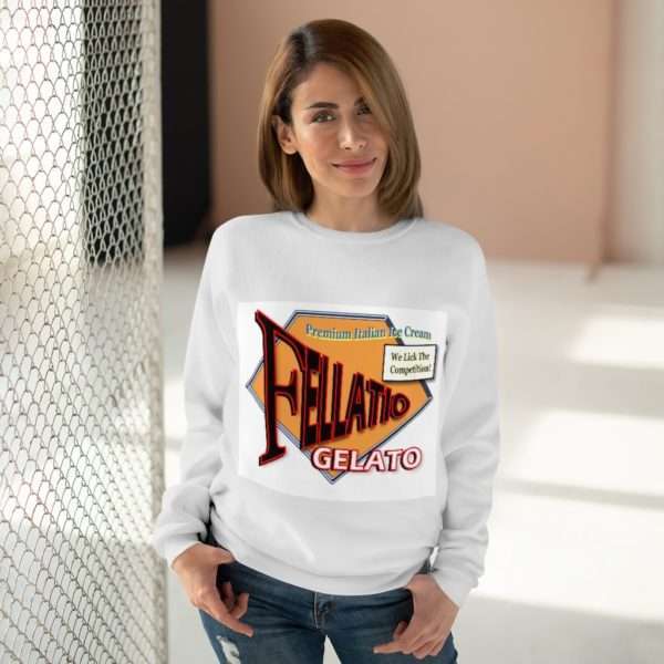 Funny Unisex Heavy Blend Crewneck Sweatshirt - Fellatio Gelato