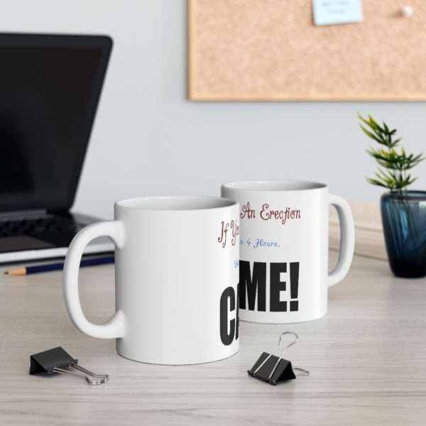 Humorous Coffee Mug 11 oz - If You Experience An Erection - Image 5