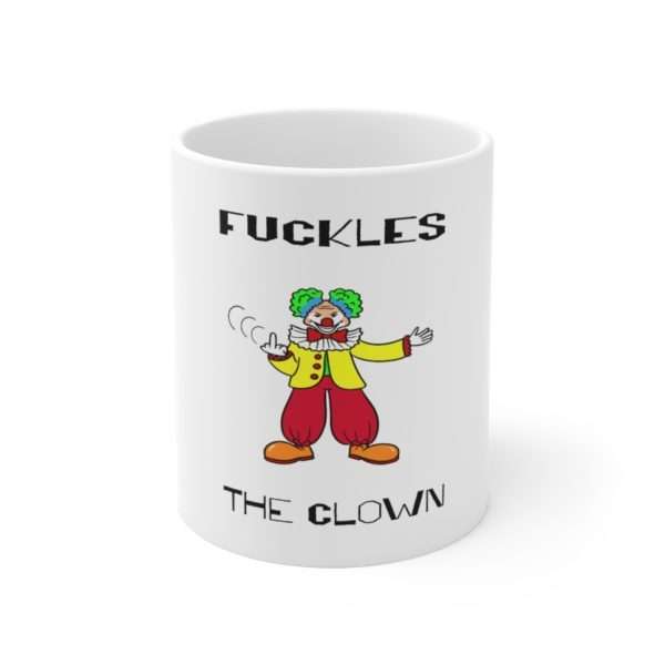 Ceramic Coffee Mug 11oz - Fuckles the Clown