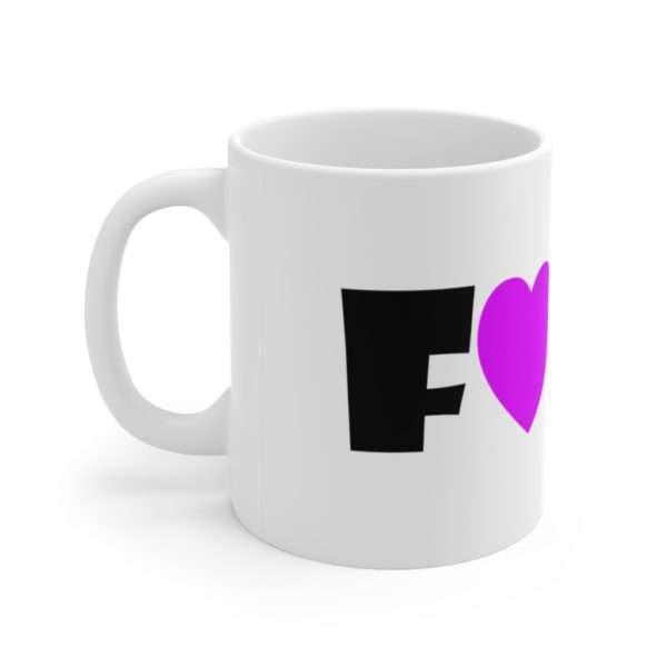 Funny Ceramic Coffee Mug 11oz - F Heart CK - Image 2