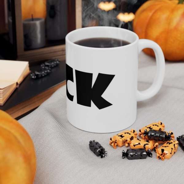 Funny Ceramic Coffee Mug 11oz - F Heart CK - Image 7