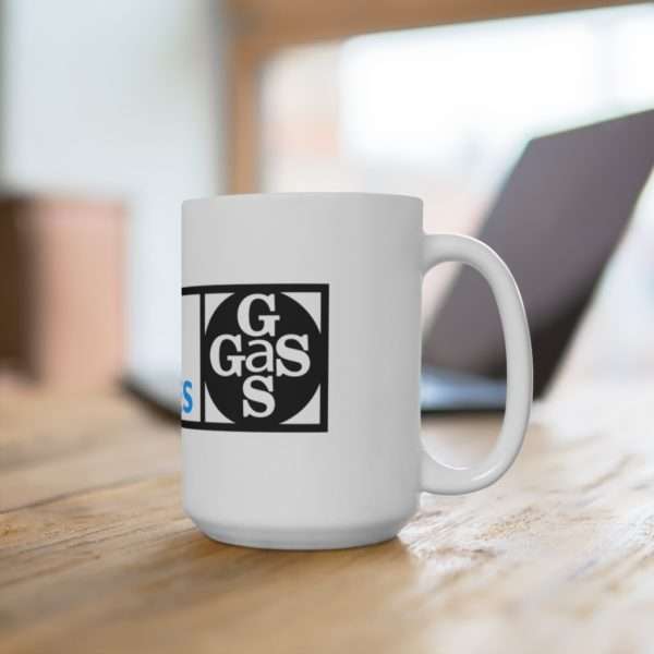 Humorous Premium Coffee Mug 15 oz - Gas & Shittles - Image 4