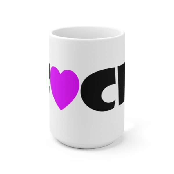 Ceramic Coffee Mug 15oz - F Heart CK