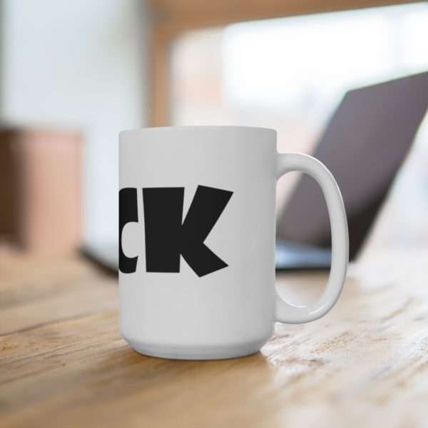 Ceramic Coffee Mug 15oz - F Heart CK - Image 4