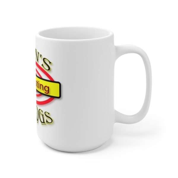 Humorous Premium Coffee Mug 15 oz - Onan's Self-Basting Hotdogs - Image 3