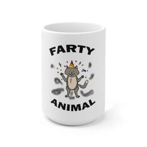 Farty Animal Ceramic Mug 15oz