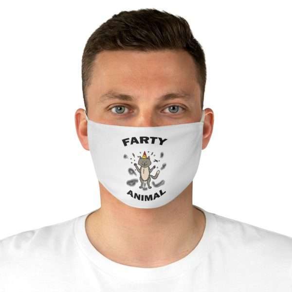 Funny Fabric Facemask - Farty Animal