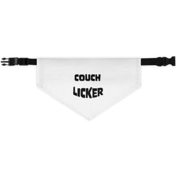 Couch Licker Dog Bandana Collar - Image 2