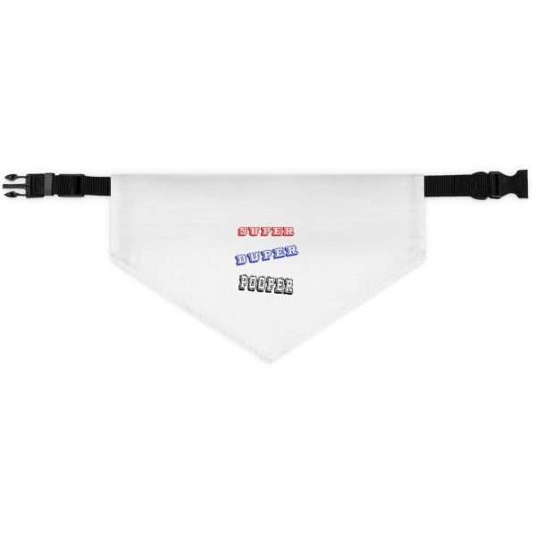 Pet Bandana Collar - Super Duper Pooper - Image 2