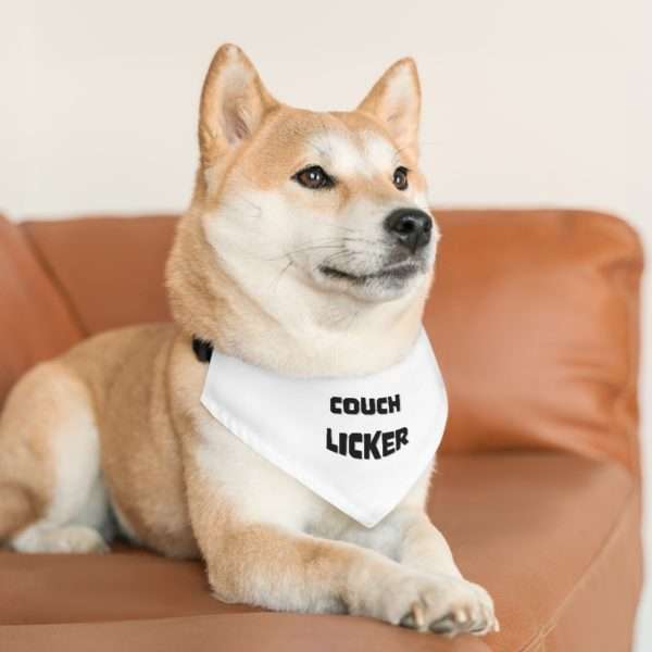 Couch Licker Dog Bandana Collar - Image 8